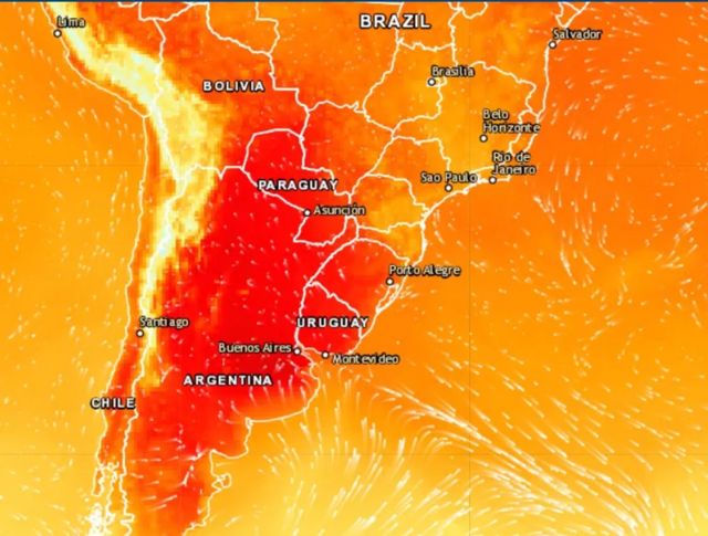 Aumento de calor en primavera en Sudamérica es 100 veces más probable por crisis climática