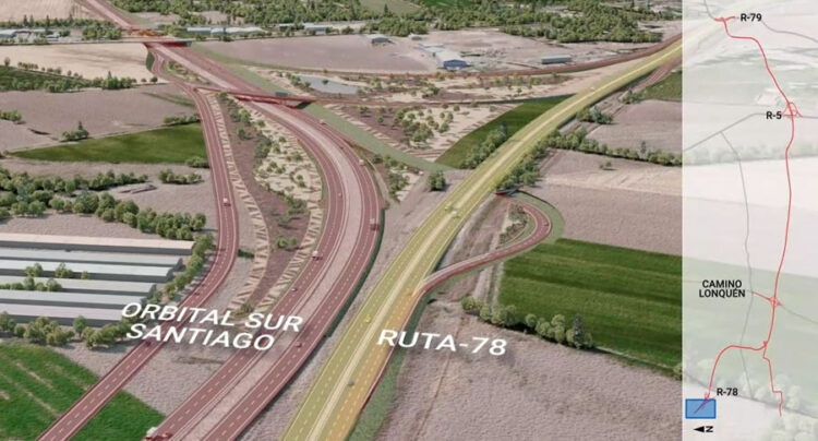 MOP recibe 3 ofertas para nueva autopista Orbital Sur de Santiago que involucra una inversión de más de 500 millones de dólares