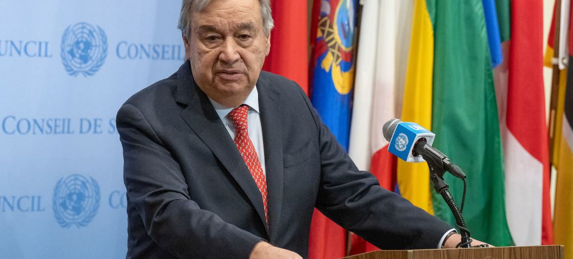 Las esperanzas de un planeta sostenible no deben evaporarse, dice Guterres antes de la COP28