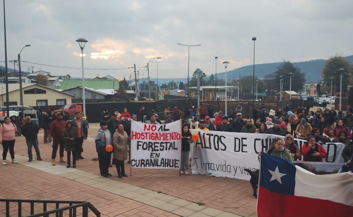 Forestal Arauco busca desalojar a vecinos de Curanilahue en medio de inundaciones