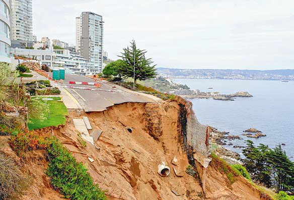 Viña del Mar congela la entrega de permisos de construcción enla zona afectada por los socavones