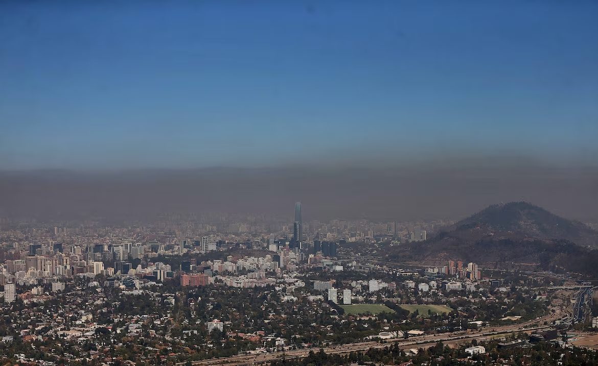 Chile se ubica 160 entre 180 países por la calidad de su aire