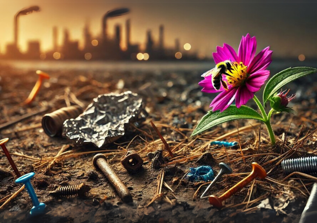 La contaminación del suelo amenaza a las abejas: estudio detecta metales en néctar de flores silvestres