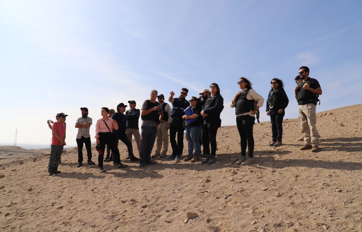 Visita inspectiva de equipo del Primer Tribunal Ambiental permitió conocer en terreno detalles de la demanda por daño ambiental de la Fundación Mamitas del Plomo