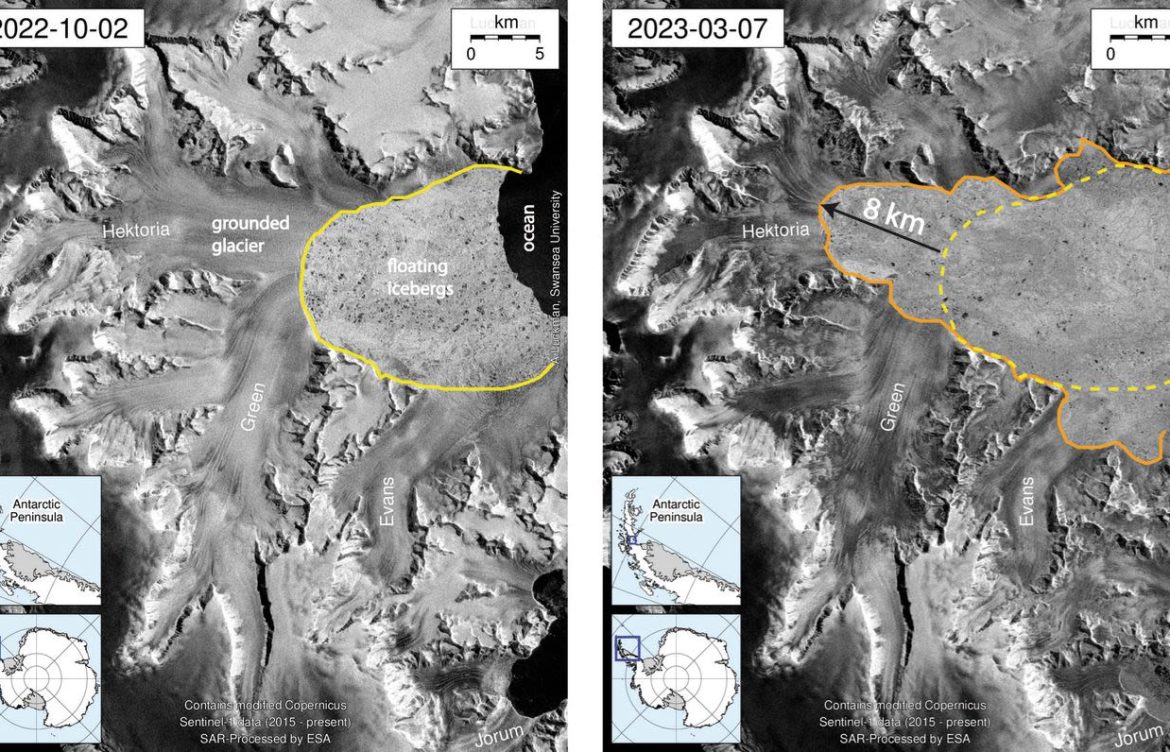Glaciar antártico sufrió el retroceso más rápido de la historia moderna, según informe, y estas serían algunas consecuencias
