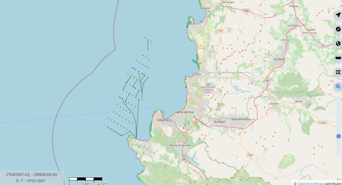 Acusan total silencio: polémica por megaproyecto eólico marino que abarcaría 4 comunas en Valparaíso