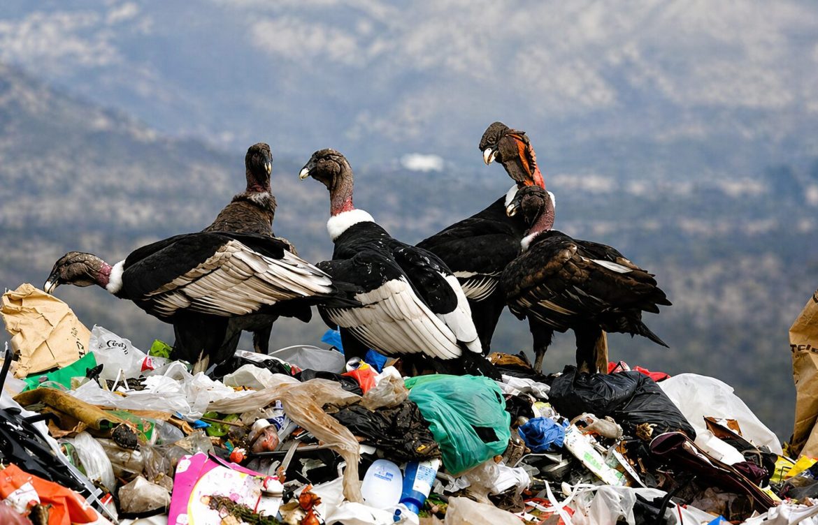 El vertedero de los cóndores: El mayor emisor de metano del mundo que está en Chile