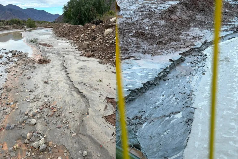 Derrame de relaves mineros a metros de casas en Cabildo tras las lluvias despierta alerta en vecinos